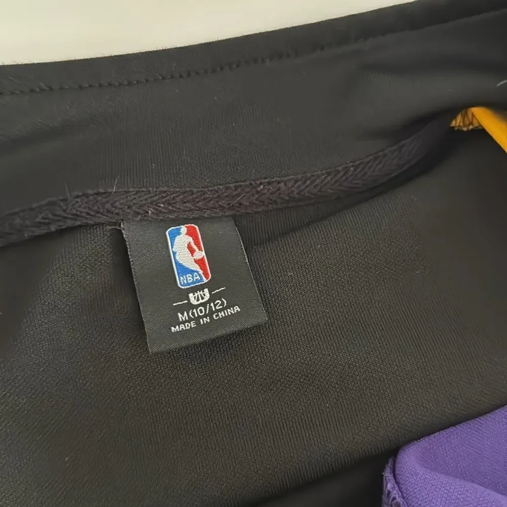 Officially Licensed NBA Los Angeles Lakers Kids Full Zip track jacket EUC